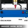 Máquina de marcado eléctrico VEVOR con controles alto/bajo/medio, pausa e inicio.