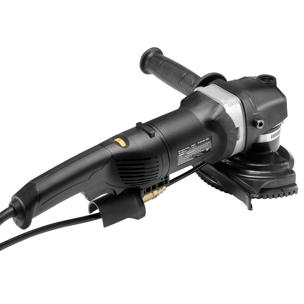 Pulidora húmeda VEVOR de 800 W, amoladora de hormigón de 4" con 6 velocidades variables y 7 kits de pulido, máquina amoladora húmeda para mármol, granito, piedra, roca y azulejos, equipada con interruptor GFCI (700 - 3000 RPM).