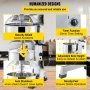 VEVOR Batidora Industrial Tuspuzz Mezclador de Alimentos 20Qt Batidora Amasadora 750W Robot de Cocina Mezcladora Amasadora 73 kg Velocidades