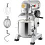 Tuspuzz Mezclador de Alimentos 30Qt Batidora Amasadora 1100W Robot de Cocina Mezcladora Amasadora 90 kg Velocidades Robot de Cocina Amasadora Automática Multifuncional Robot de Cocina Amasadora