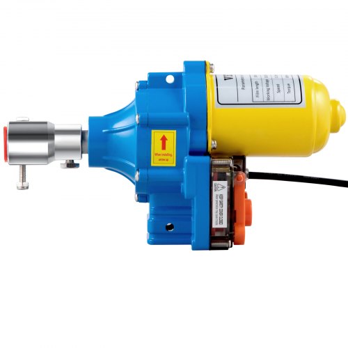 VEVOR Motor enrollable para invernadero, 100 W CC 24 V 3,2 RPM, resistente al agua, aleación de aluminio, marco eléctrico para invernadero, motor enrollable con interruptor de límite preciso, para ventilación de invernadero, ventilación automática