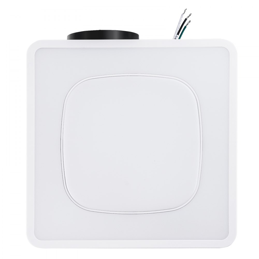 Extractor de aire para baño VEVOR, 8 colores LED, 110 CFM de eficiencia, motor de cobre de bajo ruido de 1.5 sones, ventilador de techo de bajo consumo, sin necesidad de acceso al ático, apto para diversos techos.