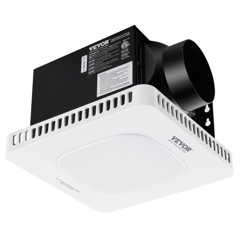 VEVOR Extractor de Baño, Ventilación de Alta Eficiencia de 110 CFM, Motor Totalmente de Cobre de Operación de Bajo Ruido de 1.5 Sones, Ventilador de Techo para Baño de Ahorro de Energía, Sin Necesidad de Acceso al ático, para Varios Techos