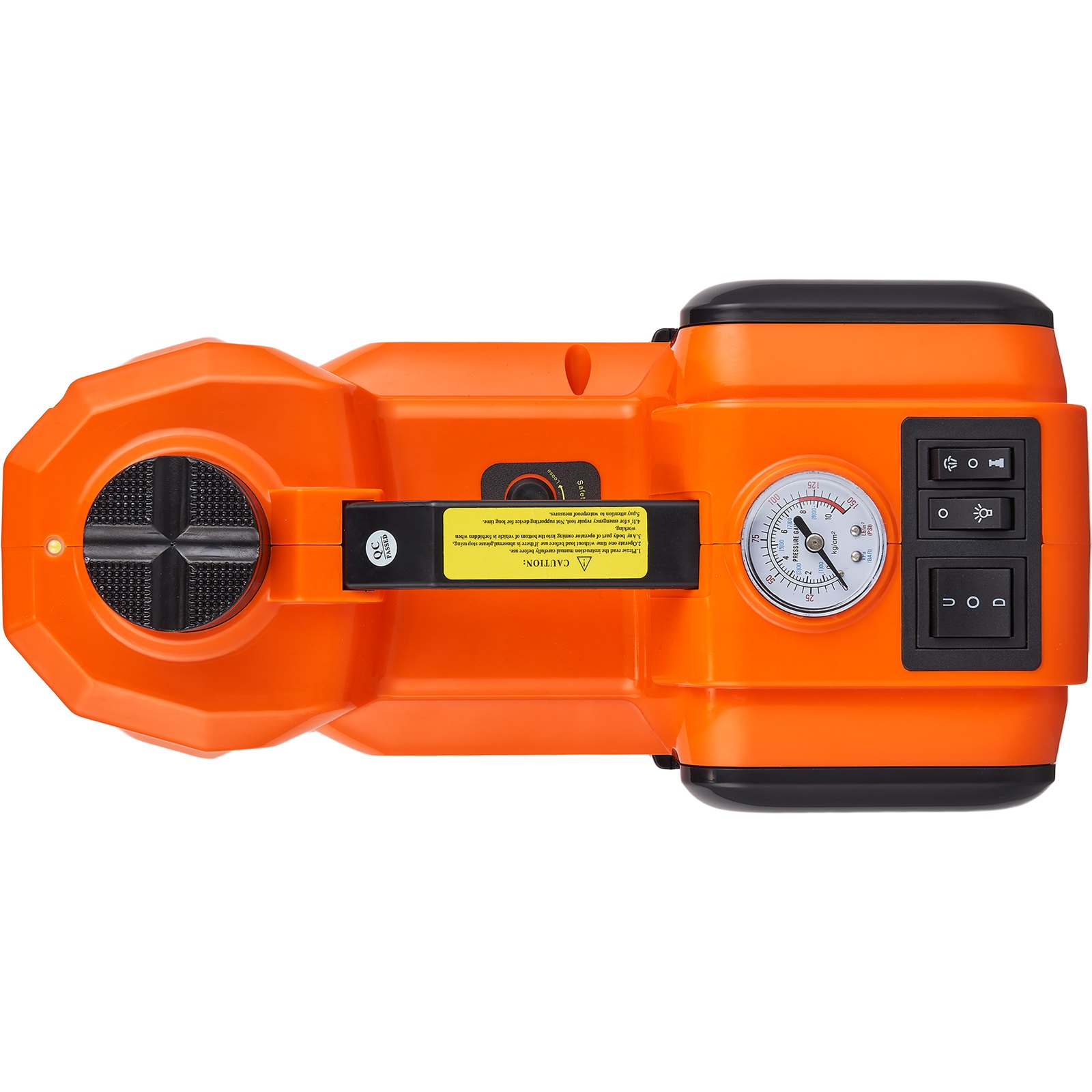 Gato eléctrico VEVOR para coche, 5 toneladas/11 023 libras, hidráulico con llave de impacto eléctrica, elevador portátil con bomba inflable integrada y luz LED para SUV, MPV, sedán, camión, cambio de neumáticos y reparación en taller.