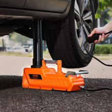 Gato eléctrico para coche de 15 toneladas/33 000 libras, kit de gato portátil con luz LED