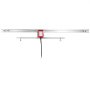 Kit de movimiento de luz de cultivo interior VEVOR con riel de metal y motor rojo para iluminación ajustable.