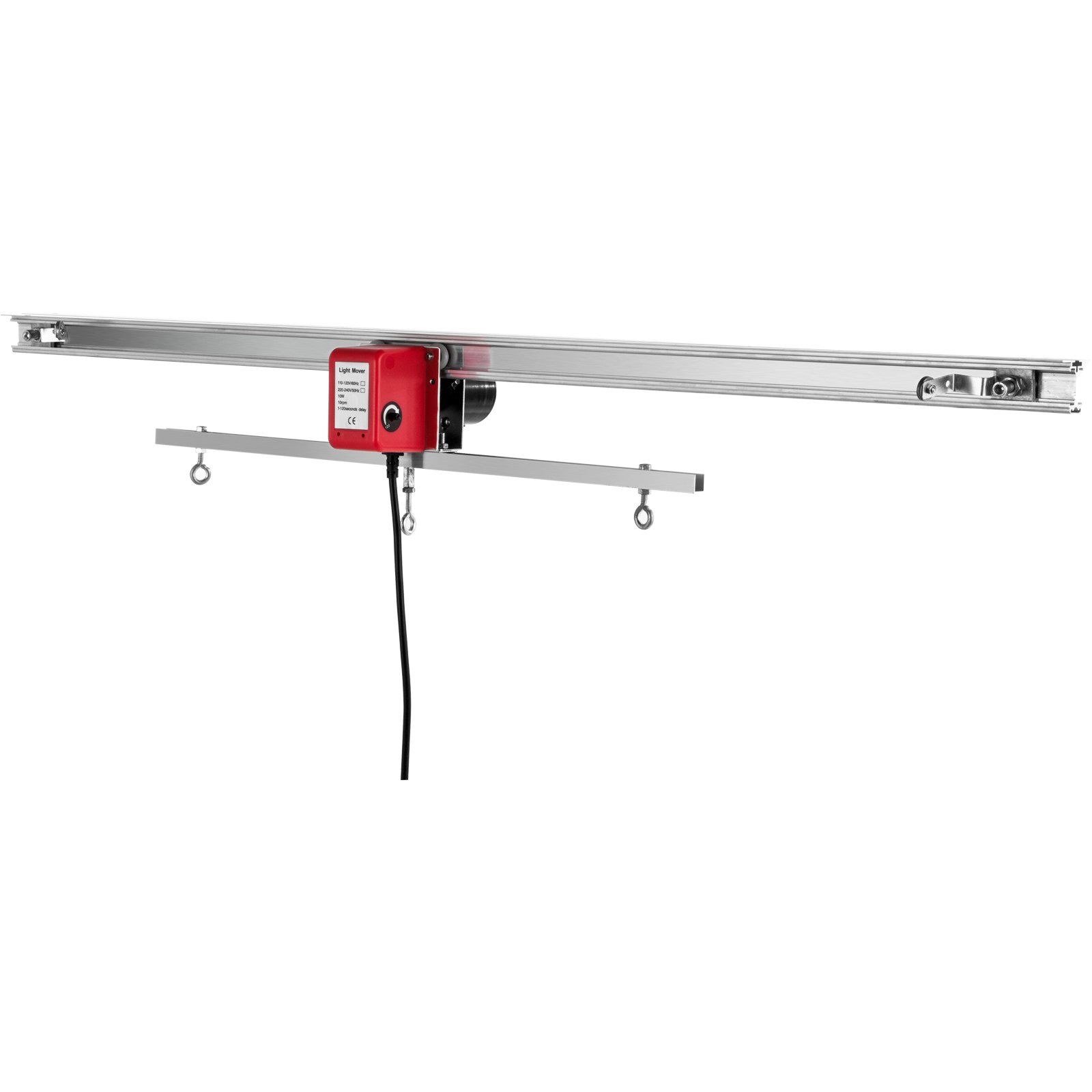 Kit de movimiento de iluminación de cultivo interior VEVOR con riel de aluminio y barra de luz ajustable.