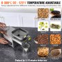 Prensa de aceite eléctrica VEVOR, máquina extractora de aceite de acero inoxidable de 850 W, temperatura ajustable de 0 a 300 ℃/32 a 572 ℉, expulsor de aceite de prensa caliente para prensar maní, semillas de sésamo, colza, semillas de té