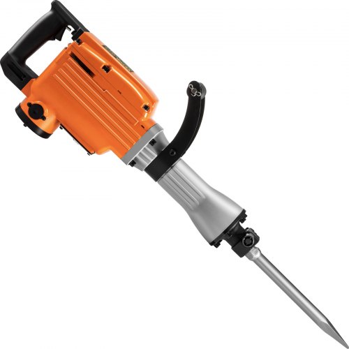 Taladro Rompedor de Concreto 2200W 50J con Guantes 2 Cincel 2 Juegos de Punzones