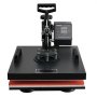 Máquina de prensado térmico VEVOR con pantalla digital y resorte de presión ajustable.