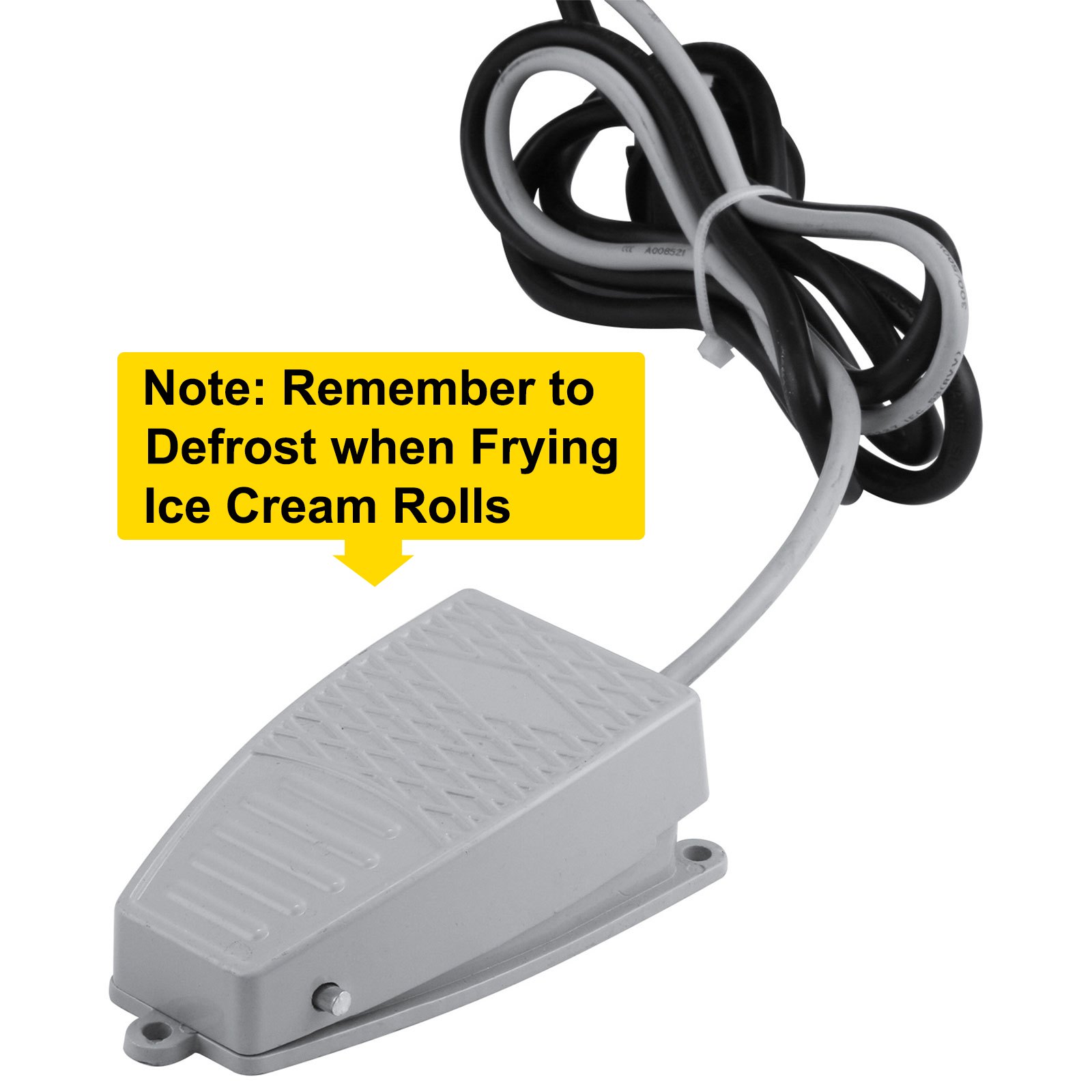 VEVOR Máquina de crema de yogur frito de 740 W de diámetro para hacer rollos de hielo maquina de helados ideal para bares cafeterías tiendas de postre