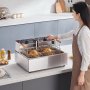 VEVOR Commercial Deep Fryer, 3000W Electric Turkey Fryer with 3 Removable Baskets, Large Capacity 18Qt / 17L Stainless Steel Countertop Single Oil Fryer, for Kitchen Restaurant Use, Silver