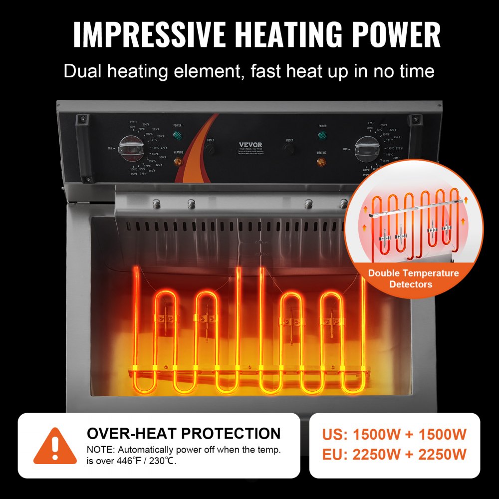 Freidora comercial VEVOR, freidora eléctrica de pavo de 3000 W con cesta, gran capacidad de 30,6 qt/29 l, freidora de aceite individual para encimera, acero inoxidable, control de temperatura, para cocina, restaurante, color plateado