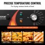 Freidora comercial VEVOR, freidora eléctrica de encimera de 1750 W con cesta y patas ajustables en altura, freidora de aceite individual de acero inoxidable de 12 cuartos (11,5 L), control de temperatura, protección contra sobrecalentamiento, para uso en restaurantes