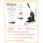 VEVOR Máquina para Hacer Insignias de 32/58/75 mm, Máquina para Fabricar Chapas 300 Juegos de Botones, Mango Ergonómico Reforzado, para Crear Insignias, Pines Personalizados, Llaveros, Chapas, Negro