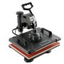 Máquina de prensado térmico VEVOR con pantalla digital y mango ajustable.