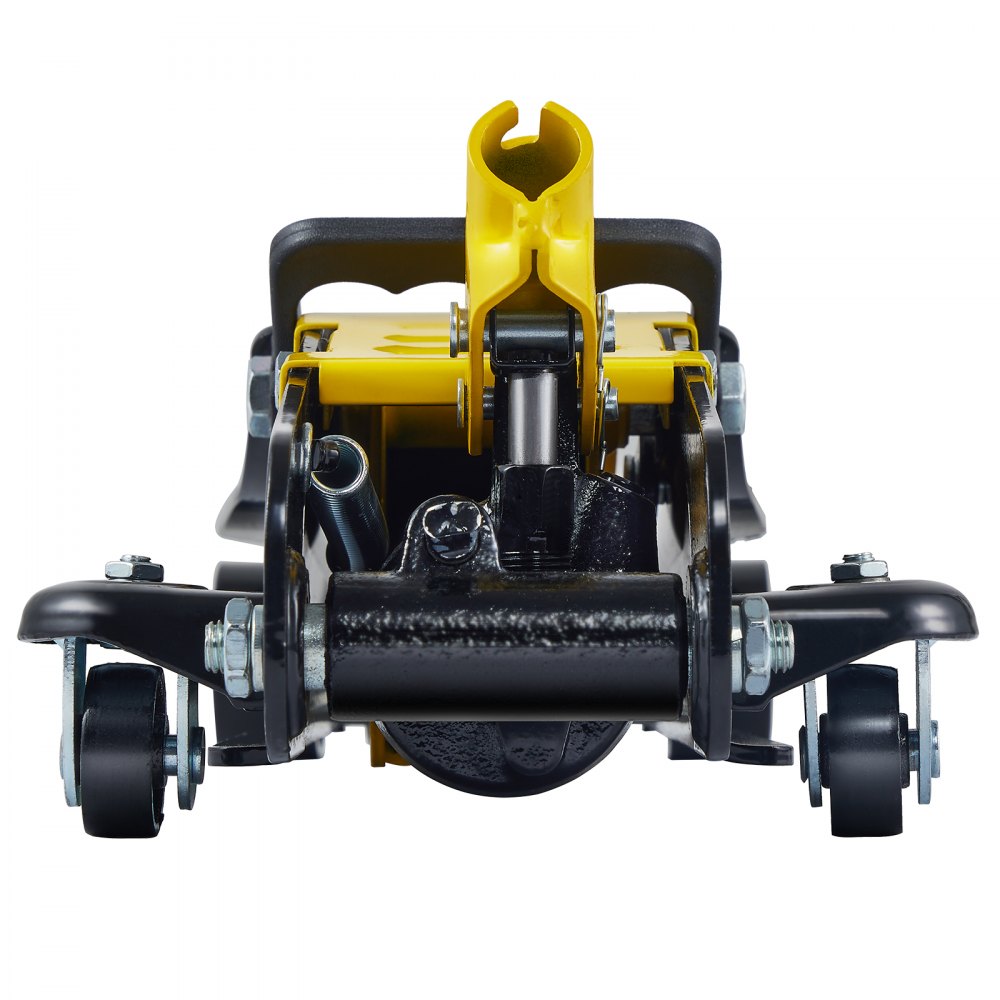 VEVOR Gato de Bajo Perfil de Acero Carga Máxima de 2,5 T Gato Hidráulico para Coche Rango de Elevación 85-380 mm Bomba Hidráulica Simple Gato Carretilla para Coches Familiares, Camiones, Todoterrenos