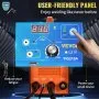 VEVOR Soldador TIG de 210 Amp, Soldador TIG 3 en 1, 110/220 V, Doble Voltaje HF TIG/Stick/Clean Soldadora con USB, Inversor IGBT y Antorcha, Soldador de Arco Digital