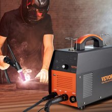 VEVOR Soldador TIG de 210 Amp, Soldador TIG 3 en 1, 110/220 V, Doble Voltaje HF TIG/Stick/Clean Soldadora con USB, Inversor IGBT y Antorcha, Soldador de Arco Digital