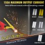Soldador VEVOR TIG 3 en 1, máquina de soldadura TIG/Stick/Clean de alta frecuencia de 110V con inversor IGBT, soldador de arco Digital de 155Amp