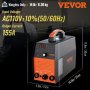 Soldador VEVOR TIG 3 en 1, máquina de soldadura TIG/Stick/Clean de alta frecuencia de 110V con inversor IGBT, soldador de arco Digital de 155Amp