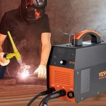 Soldador VEVOR TIG 3 en 1, máquina de soldadura TIG/Stick/Clean de alta frecuencia de 110 V con inversor IGBT, soldador de arco digital de 155 amperios