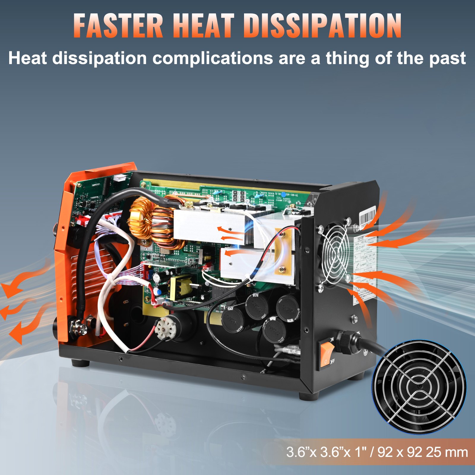 Soldador VEVOR MIG de 145 amperios, soldador de núcleo fundente de 110 V MIG/Lift TIG/Stick 3 en 1 máquina de soldadura con inversor IGBT y antorcha MIG