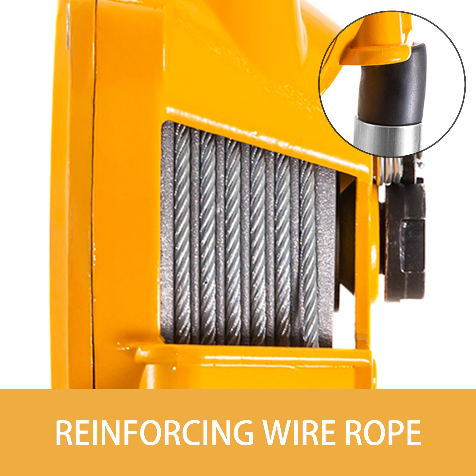 VEVOR Spring Balancer 7-11lbs (3-5kg) Portaherramientas retráctil 1,5 m de longitud Equilibrador de herramientas con gancho y cuerda de alambre Equilibrador ajustable Retractor Equipo de sujeción colgante en amarillo