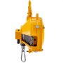Equilibrador de resorte VEVOR amarillo con gancho y cable metálico.