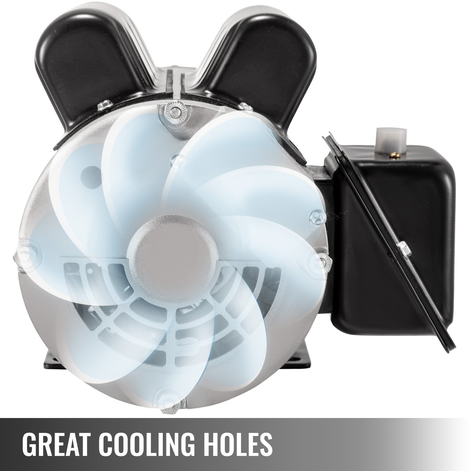 VEVOR Motor eléctrico de 5 Hp 3.1 KW Velocidad nominal 3450 RPM Motor monofásico AC 208-230V Motor de compresor de aire Traje para compresores de aire para el hogar y tiendas pequeñas