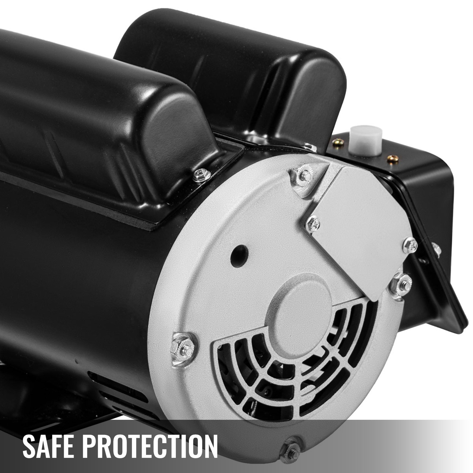 VEVOR Motor eléctrico de 5 Hp 3.1 KW Velocidad nominal 3450 RPM Motor monofásico AC 208-230V Motor de compresor de aire Traje para compresores de aire para el hogar y tiendas pequeñas