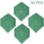 VEVOR Azulejos entrelazados 50 piezas verdes, azulejos de drenaje de 12 x 12 x 0,5 pulgadas, azulejos de cubierta, azulejos de piso al aire libre, azulejos entrelazados al aire libre, pisos de cubierta para piscina, ducha, baño, terraza, patio, garaje