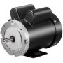 Motor eléctrico VEVOR con carcasa negra y montado sobre una base robusta.