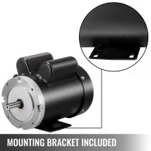 Nuevo Motor Eléctrico 1.5 Hp 56C Chasis Monofásico TEFC 115/230 V 141556C