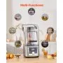 Licuadora VEVOR para batidos, 85 oz, 1400 W, licuadora profesional con motor potente, licuadora multifuncional para procesar alimentos con cubierta antirruido para batidos, zumos y leche, apta para cocina.