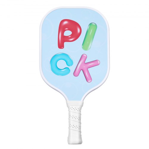 Pala de Pickleball de fibra de vidrio para niños, tamaño infantil, ligera, con diseño de panal
