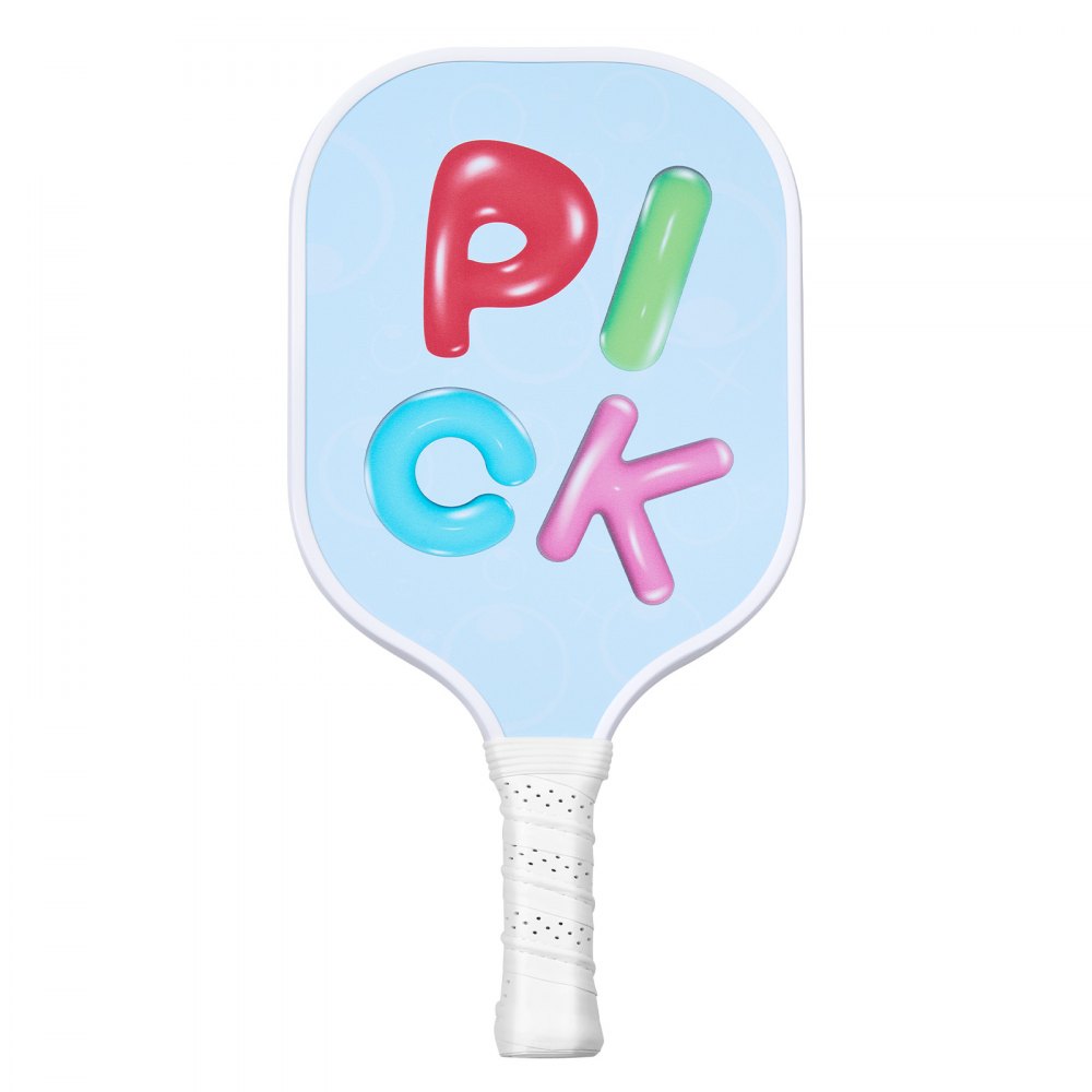 VEVOR - Pala de Pickleball para Niños, Ligera, con Agarre Pequeño y Diseño Bonito, de Fibra de Vidrio y Núcleo de Panal, para Niños, Jóvenes, Niños y Niñas