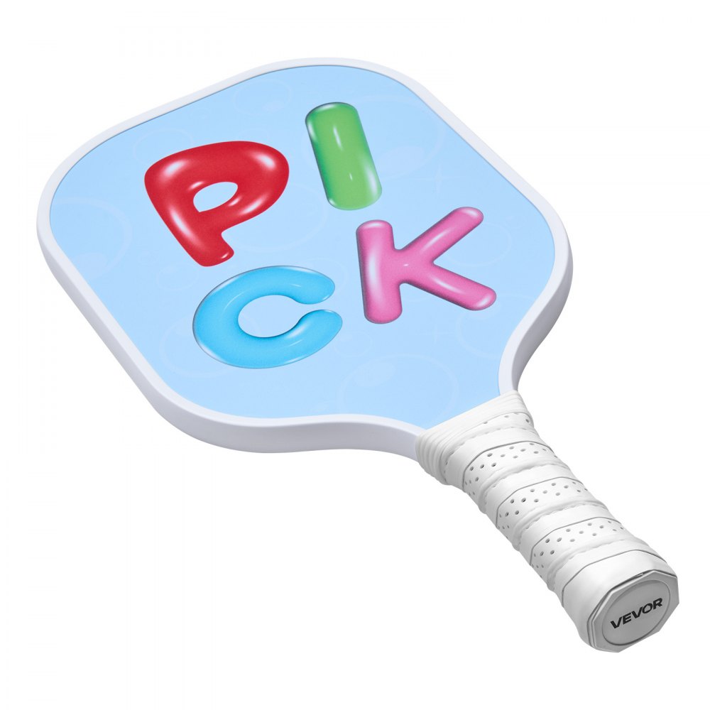 VEVOR - Pala de Pickleball para Niños, Ligera, con Agarre Pequeño y Diseño Bonito, de Fibra de Vidrio y Núcleo de Panal, para Niños, Jóvenes, Niños y Niñas