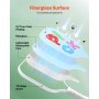 Pala de Pickleball de fibra de vidrio para niños, tamaño infantil, ligera, con diseño de panal
