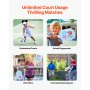 Pala de Pickleball de fibra de vidrio para niños, tamaño infantil, ligera, con diseño de panal