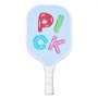 Pala de Pickleball de fibra de vidrio para niños, tamaño infantil, ligera, con diseño de panal