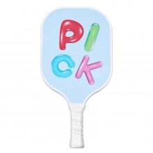 VEVOR - Pala de Pickleball para Niños, Ligera, con Agarre Pequeño y Diseño Bonito, de Fibra de Vidrio y Núcleo de Panal, para Niños, Jóvenes, Niños y Niñas