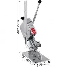 Máquina cortadora de salchichas en forma de U VEVOR, cortadora de salchichas manual, máquina cortadora portátil con clips en forma de U de 8000PCS, para supermercados, panaderías, cafeterías