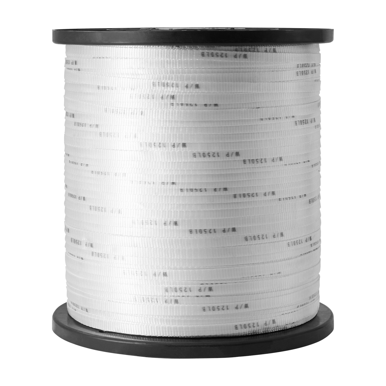 Cordón de tracción VEVOR de poliéster duradero, 1,27 cm de ancho y 1600 m de largo, carga máxima de 567 kg, perfecto para organizar cables, embalaje, trabajos de jardinería y trabajos eléctricos.