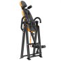 VEVOR Inversion Table, 300lbs Capacity Heavy Duty Inversion Table, Decompression Back Stretcher Machine, Strength Training Equipment with Headrest, Ankle Lock, Adjustable Protective Belt, Orange/Black
