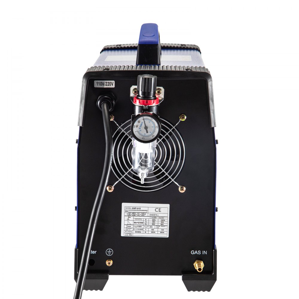 VEVOR TIG/MMA Cortador de plasma CT312P 3 en 1 Máquina de soldadura combinada Soldador Tig 120A Soldador de arco 120A Cortador de plasma 30A Máquina de corte por plasma de arco piloto sin contacto Voltaje dual 110 220V