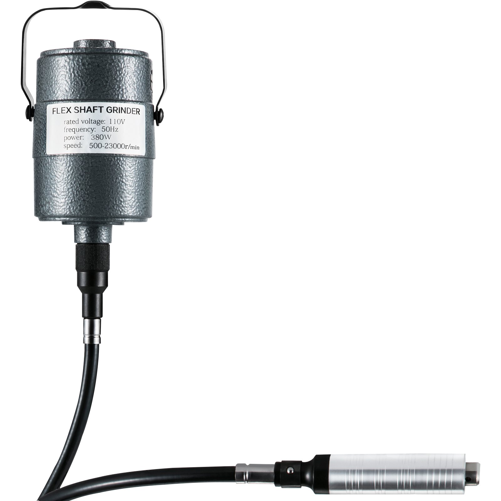 VEVOR Flex Shaft Grinder 380W Herramienta rotativa 500-23000RPM Rotary Carver con mandril de 3 mordazas de 1/4 "y pedal de velocidad continua Máquina de molienda colgante 131PCS Accesorios para pulido de joyas Bricolaje