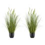 VEVOR Planta de Césped Artificial, en Maceta, Planta Artificial de PVC, Arbustos para Casa, Jardín, Oficina, Decoración de Habitaciones, Fiesta de Inauguración, Verde, 889 x 350 x 350 mm, 2 uds