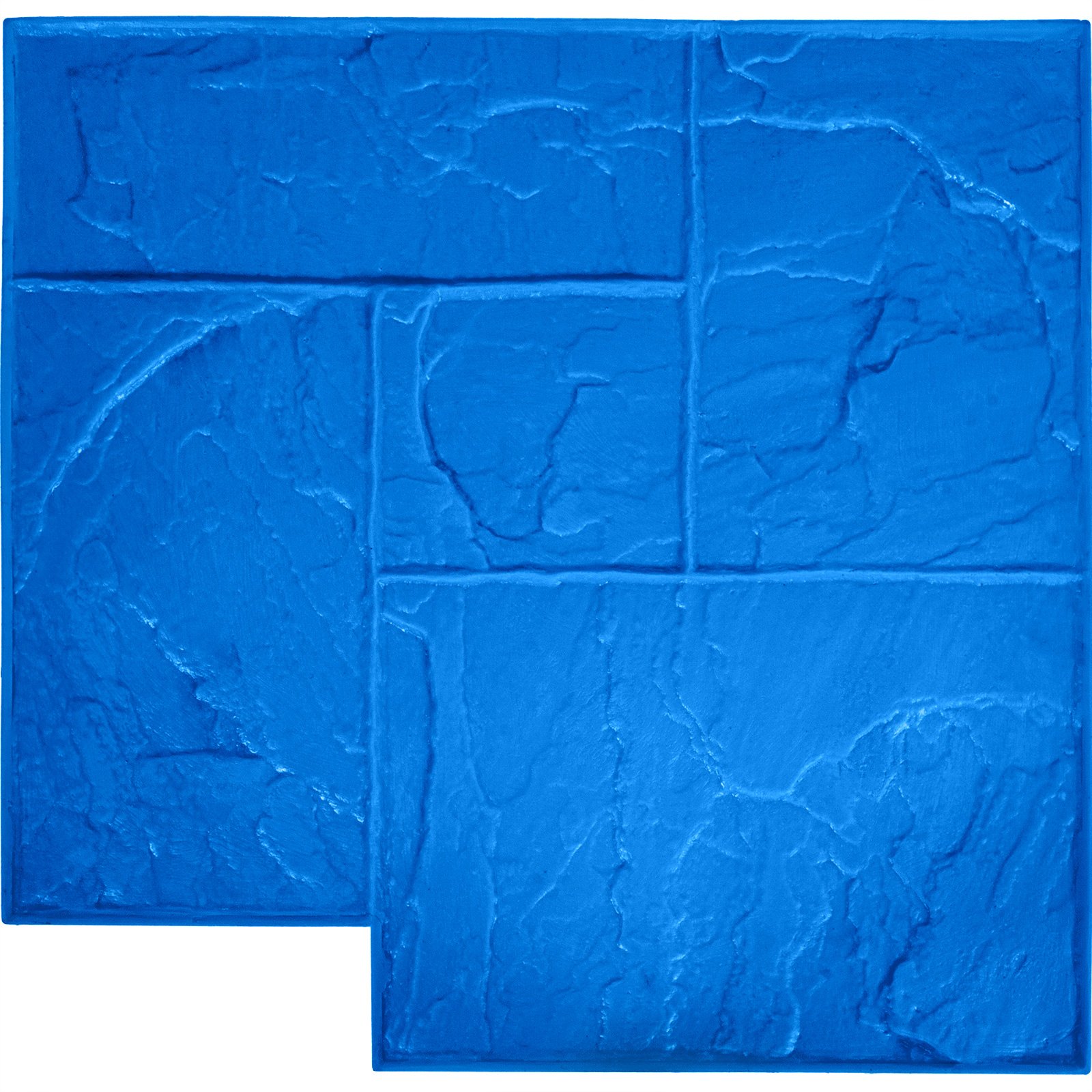 VEVOR - Juego de tapetes texturizados para hormigón (61 x 61 cm), tapetes de poliuretano para estampado de hormigón, sellos de hormigón pizarra, 4 tapetes texturizados realistas para hormigón, sellos de hormigón para paredes y suelos