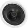 Altavoz de techo VEVOR blanco con woofer negro y diseño compacto